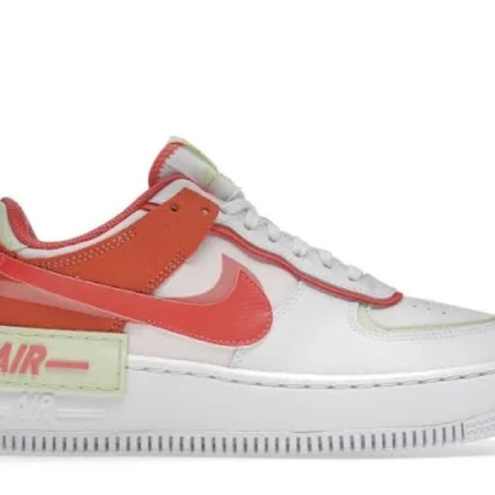 Nike Women's Sneakers - White and Red